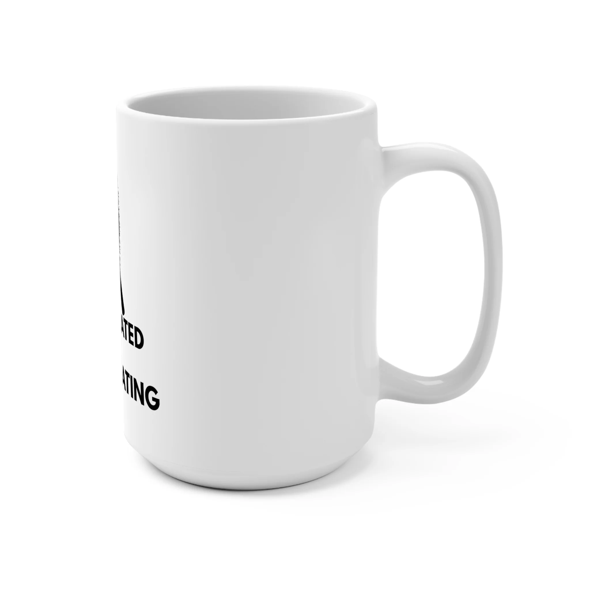 Caffeinated & Investigating Coffee Mug - Image 3