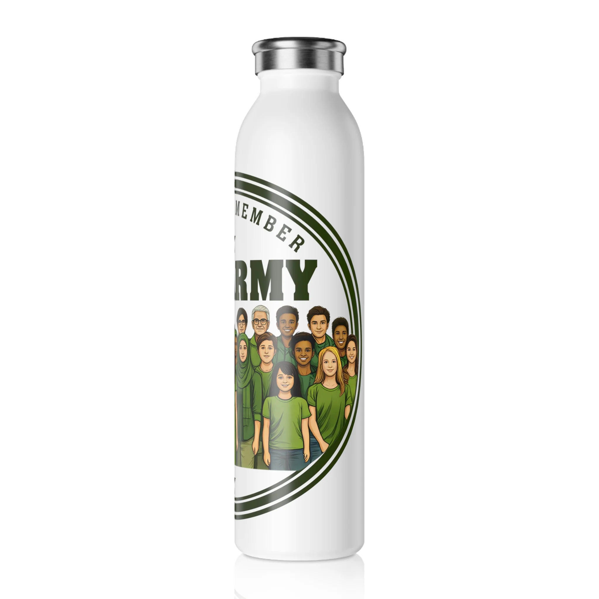 JLR Army Design Water Bottle | 20oz Insulated - Image 4